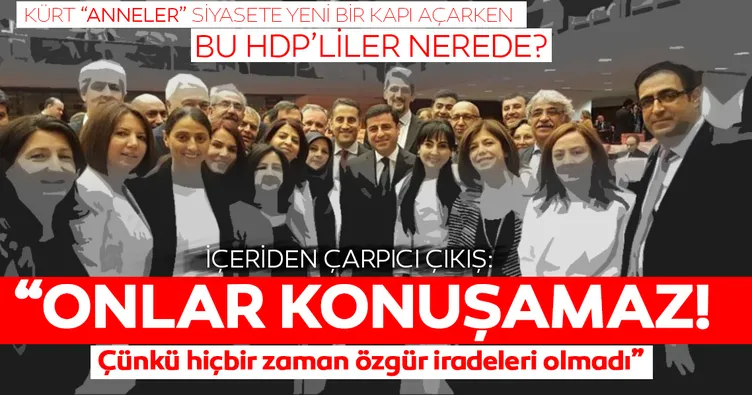 Onlar konuşamaz! Çünkü iradeleri yok ve hiçbir zaman olmadı!