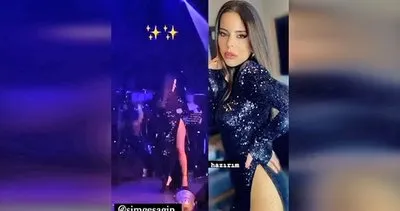 Simge Sağın dansıyla şov yaptı! Derin yırtmaçlı elbisesiyle yaktı geçti