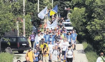Bosna’da ölüm yolunda ‘Barış Yürüyüşü’ başladı