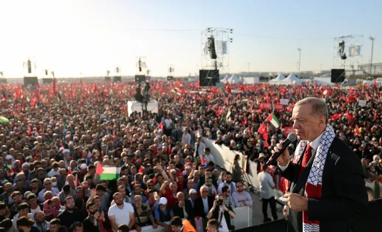Dünya basınında Erdoğan yankısı! Filistin Mitingi’ndeki tarihi konuşması manşetlerde yerini aldı