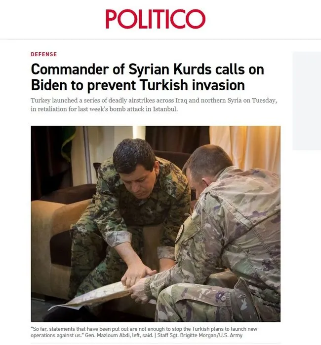 Pençe Kılıç fena korkuttu!  YPG elebaşı Ferhat Abdi, Biden’a sığındı: Türkleri durdurun