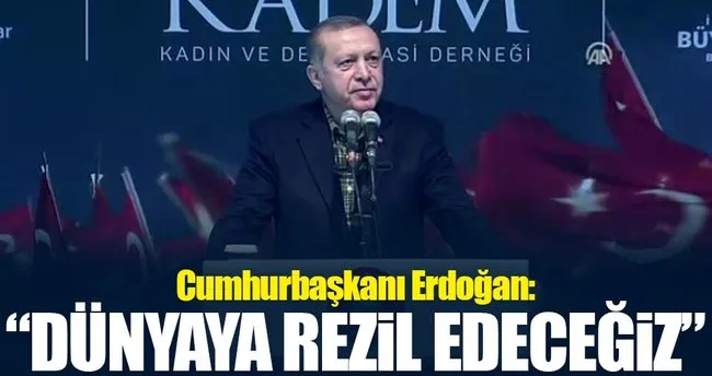 Erdoğan: Naziler bitti sanıyorduk! Bunları dünyaya rezil edeceğiz