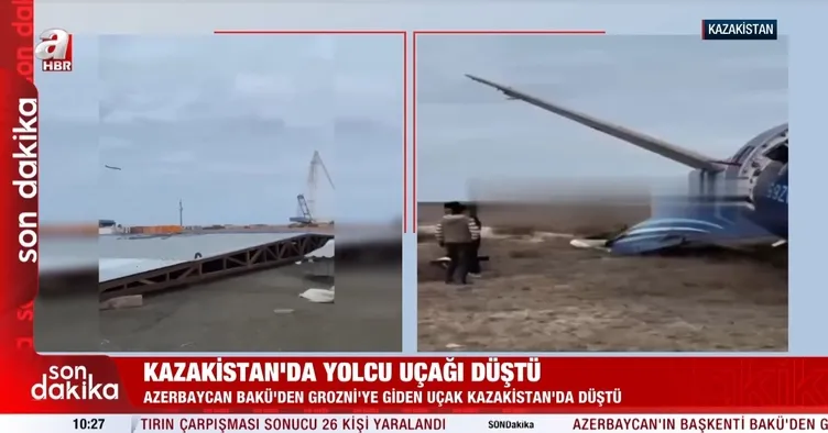 SON DAKİKA: Kazakistan’da yolcu uçağı düştü! Kazakistan’daki korkunç uçak kazası anbean kamerada