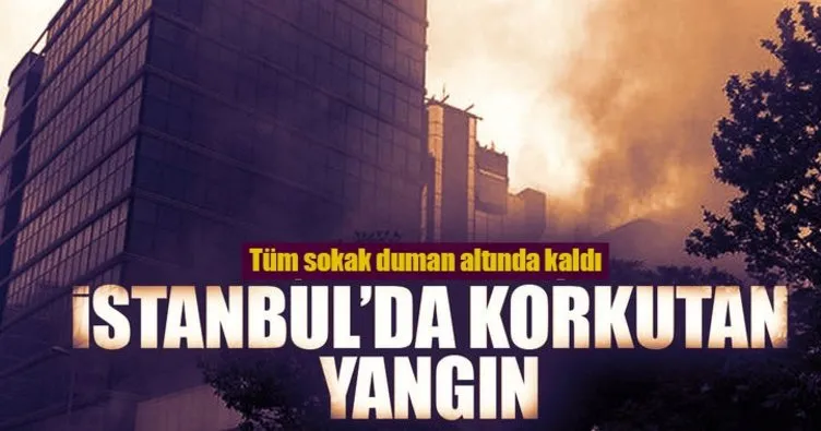 Şişli Eski Türk Telekom Binası’nda yangın