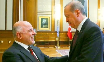 Son dakika: Cumhurbaşkanı Erdoğan ve Irak Başbakanı İbadi’den flaş açıklamalar