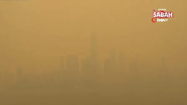 Kanada'daki yangın sonrası New York’ta hava kalitesi tehlikeli seviyede | Video