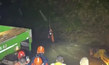 Derede balık avı faciası: Amca ile yeğeni akıntıda kayboldu #giresun