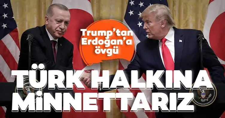 Türk halkına minnettarız