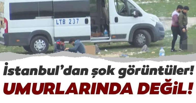 İstanbul’da şoke eden görüntüler! Piknik sevdası koronavirüs dinlemedi