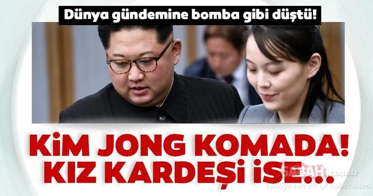 SON DAKİKA! Dünya gündemine bomba gibi düştü: Kim Jong Un komada! Kız kardeşi ise...