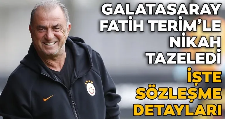 Galatasaray, Fatih Terim’le nikah tazeledi! İşte sözleşme detayları
