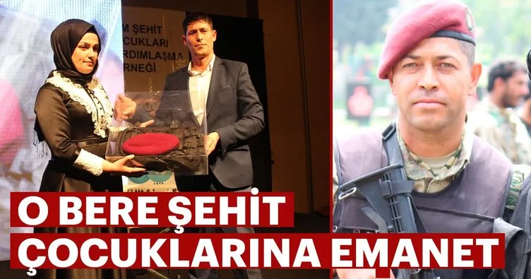 O bere şehit çocuklarına emanet