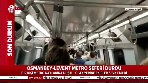 Son dakika haberi: İstanbul'da metro istasyonunda dehşet! Raylara atlayan kişi metronun  altında kaldı... İlk görüntüler | Video