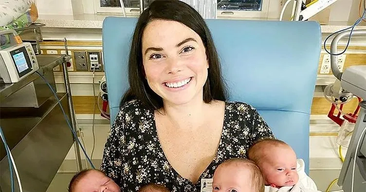 Üç yılda dokuz çocukları oldu