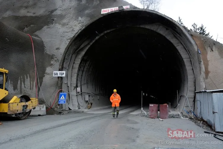Dev projenin üçte ikisi tamamlandı! Yeni Zigana Tüneli’nde çalışmalar aralıksız devam ediyor