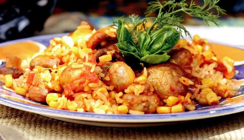 Mantarlı Pilav