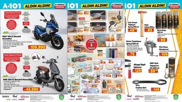 A101 aktüel 31 Temmuz 2025 kataloğu: Bu perşembe A101'de neler var? Baskül, el mikseri, el blender...