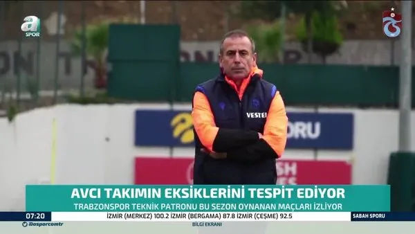 Trabzonspor'da Abdullah Avcı takımın eksiklerini tespit ediyor