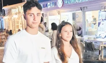 Pınar Altuğ’un kızı ile Emina Jahovic’ın oğlu Alaçatı’da böyle görüntülendi! Göcek’te tanıştık