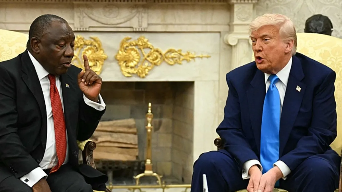 Beyaz Saray'da Trump-Ramaphosa görüşmesine damga vuran tartışma! "Beyaz çiftçilere soykırım" iddiası