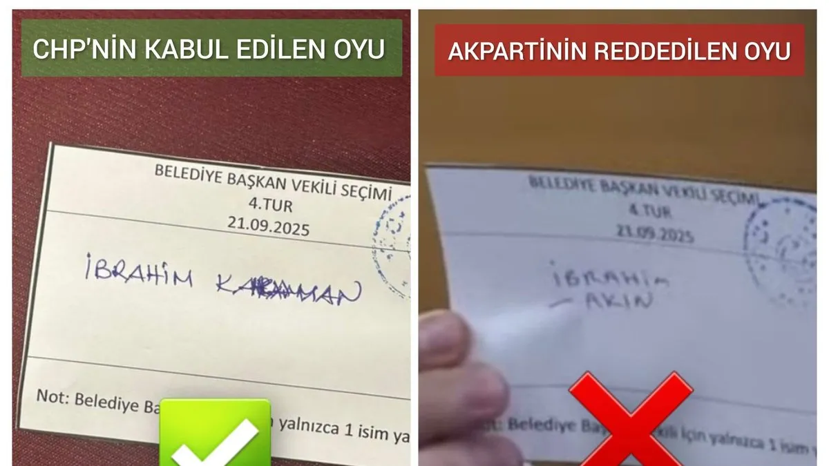 Usulsüzlük belgelendi: Bayrampaşa Belediye Başkanvekilliği seçimine iptal
