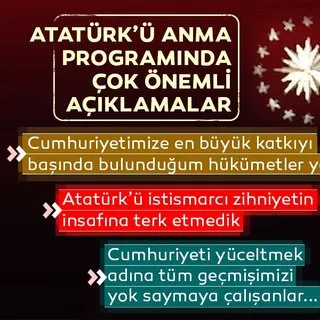 Başkan Erdoğan'dan Atatürk'ü Anma Töreni'nde önemli açıklamalar
