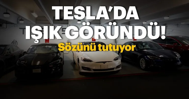 Tesla hedefine yaklaşmaya başladı