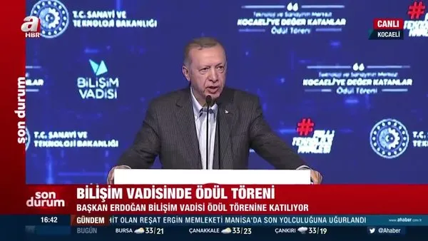 SON DAKİKA : Başkan Erdoğan Kocaeli'de TOGG ve SİHA mesajı! 