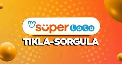 SÜPER LOTO ÇEKİLİŞİ BELLİ OLDU! Süper Loto Sonuçları Sorgulama Ekranı 24 Ekim 2024 Tıkla hızlı öğren