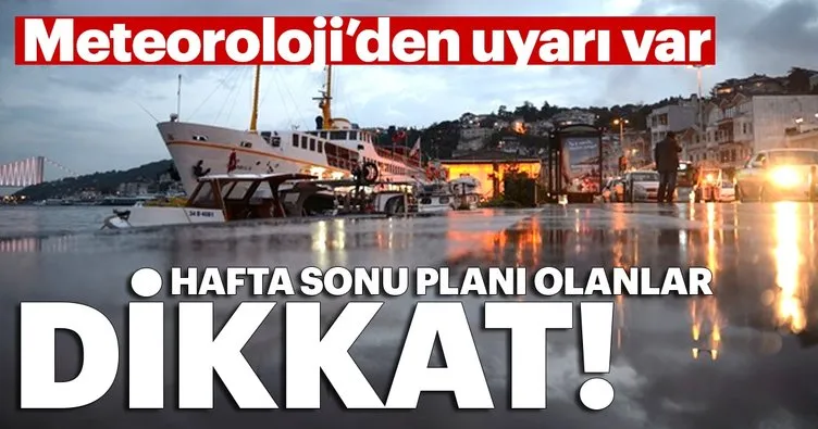Meteoroloji açıkladı.... İstanbul’da bugün hava nasıl olacak?