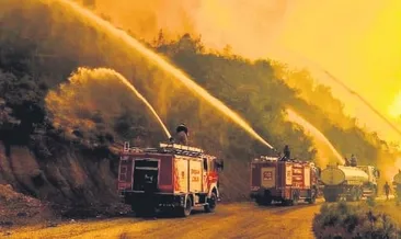 Hatay’da korkutan yangın