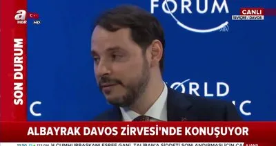 Bakan Albayrak’tan Davos Zirvesi’nde önemli açıklamalar Türkiye’nin borç karnesi çok sağlam