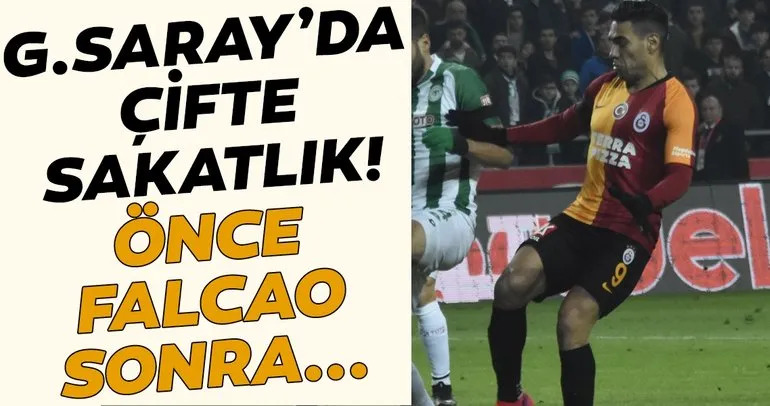 Galatasaray’da çifte sakatlık: Radamel Falcao ve Marcelo Saracchi