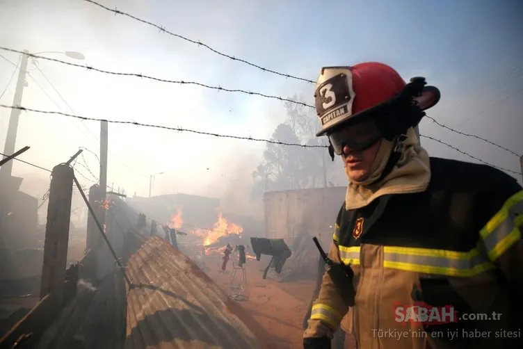 Şili yanıyor! Orman yangını yerleşim yerlerine sıçradı