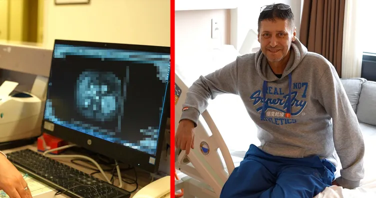 Halsizim diyerek hastaneye gitti! Sol böbreğinde öyle bir şey çıktı ki! Tam 12 santim