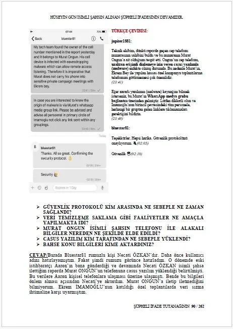 Casusluk soruşturmasında çarpıcı detaylar: Eski CIA çalışanı Aaron Barr, İBB Sözcüsü Murat Ongun’un telefonuna casus yazılımın yüklendiğini tespit etmiş!