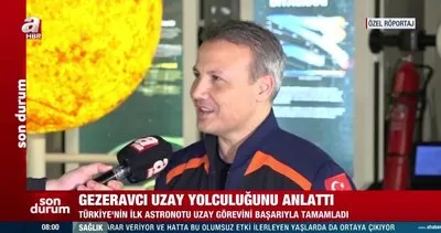 İlk Türk astronot Alper Gezeravcı’dan turistik gezi eleştirilerine yanıt: Çocuklarımıza ket vurmuş oluyorlar