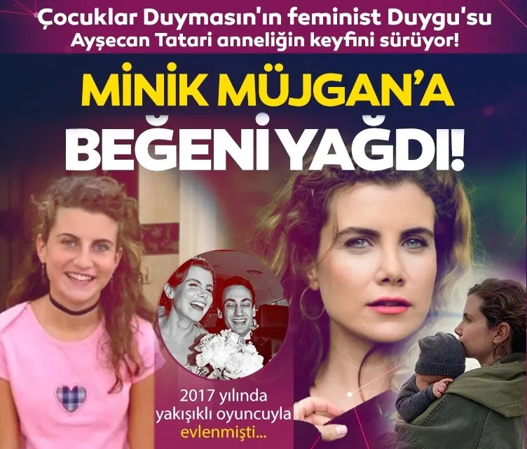 Ayşecan Tatari’nin kızı ve oyuncu annesi Aliye Uzunatağan ile pozlarına minik Müjgan damga vurdu!