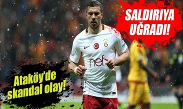 Lukas Podolski saldırıya uğradı!