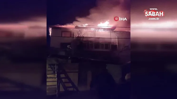 Ankara’da korkutan yangın | Video