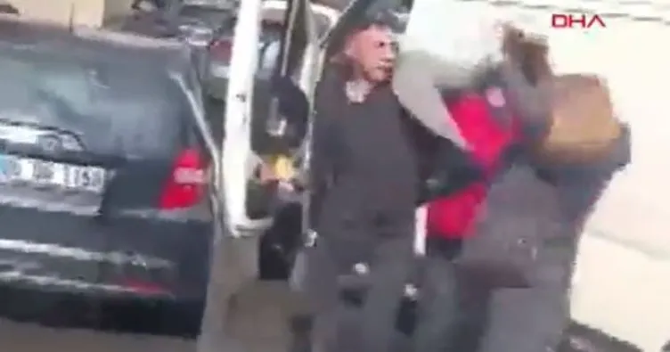 Kadıköy’de maganda dehşeti! Tartıştığı kadın sürücüyü defalarca yumrukladı