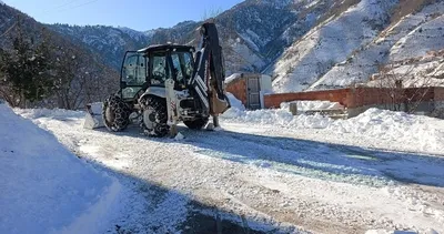 Giresun’da kar seferberliği: 445 Köyün yolu ulaşıma açıldı #giresun