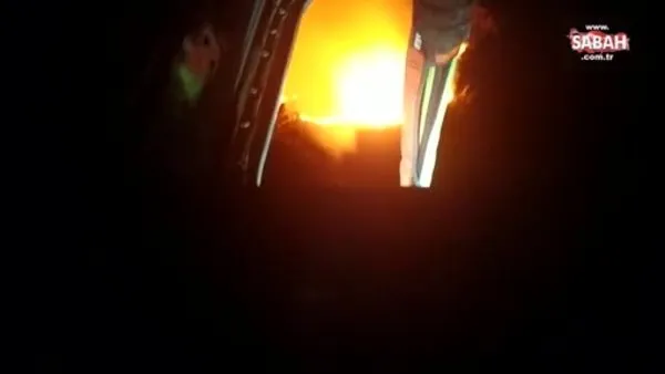 Bodrum’daki yangında gece görüşlü 4 helikopter görevde | Video