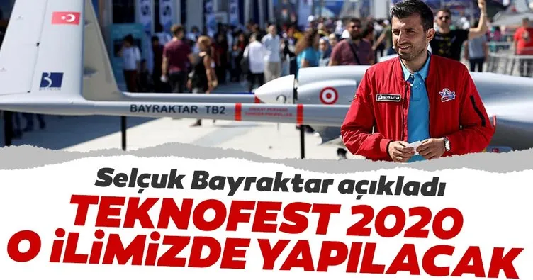 Selçuk Bayraktar TEKNOFEST 2020’nin Gaziantep’te yapılacağını açıkladı