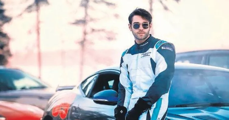 Donmuş gölün üstünde adrenalin