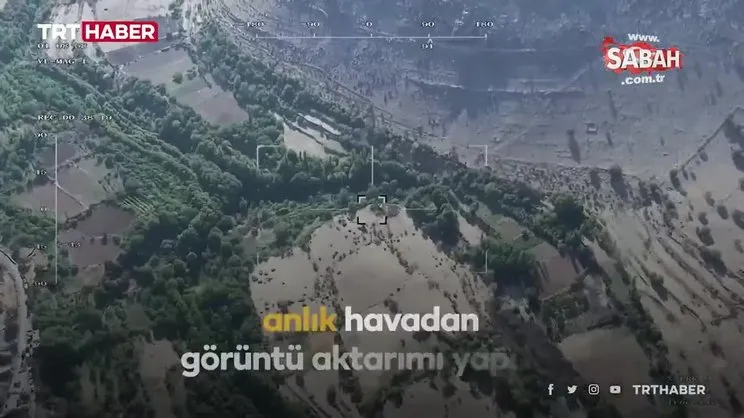 “UÇBEY”in ilk kez kullanıldığı operasyonun görüntüleri ilk kez yayınlandı | Video
