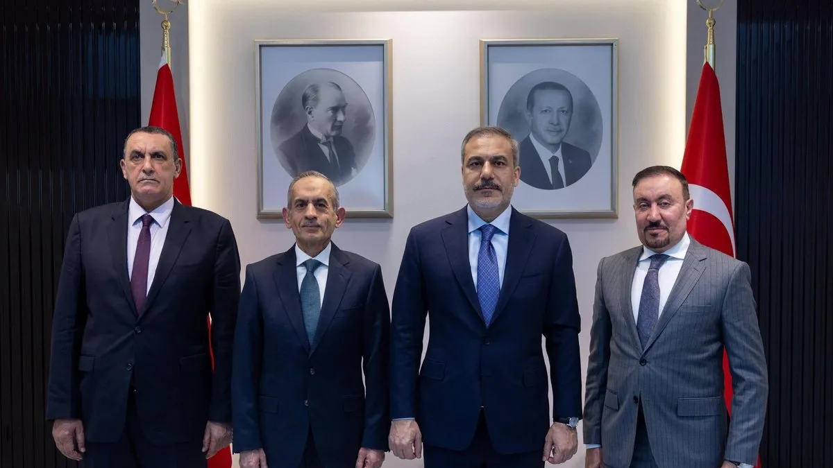 Dışişleri Bakanı Fidan, Irak Türkmen Cephesi Başkanı Turan’ı kabul etti Dışişleri Bakanı Fidan, Irak Türkmen Cephesi Başkanı Turan’ı kabul etti