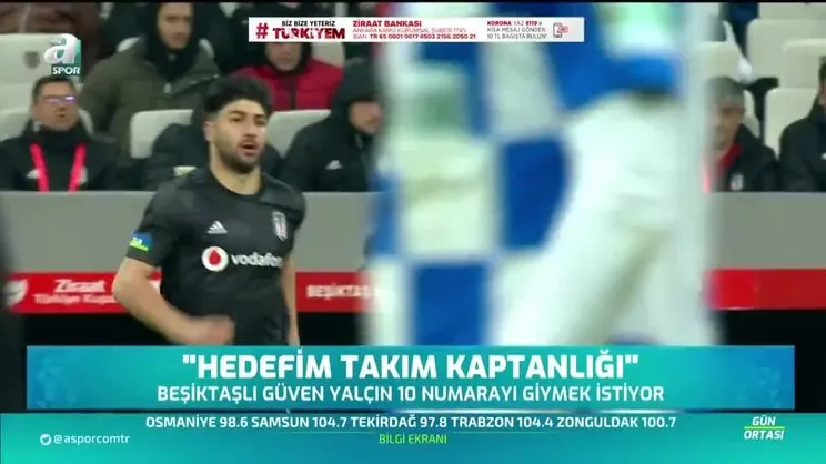 Güven Yalçın: Hedefim takım kaptanlığı