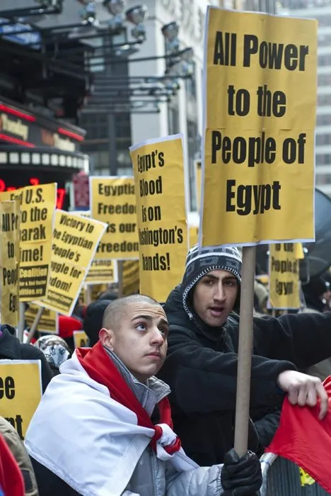 Times Meydanında Tahrir’e destek