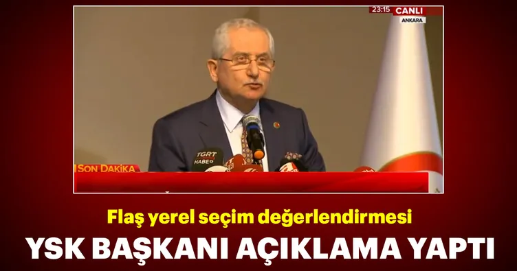 YSK’dan yerel seçim açıklaması